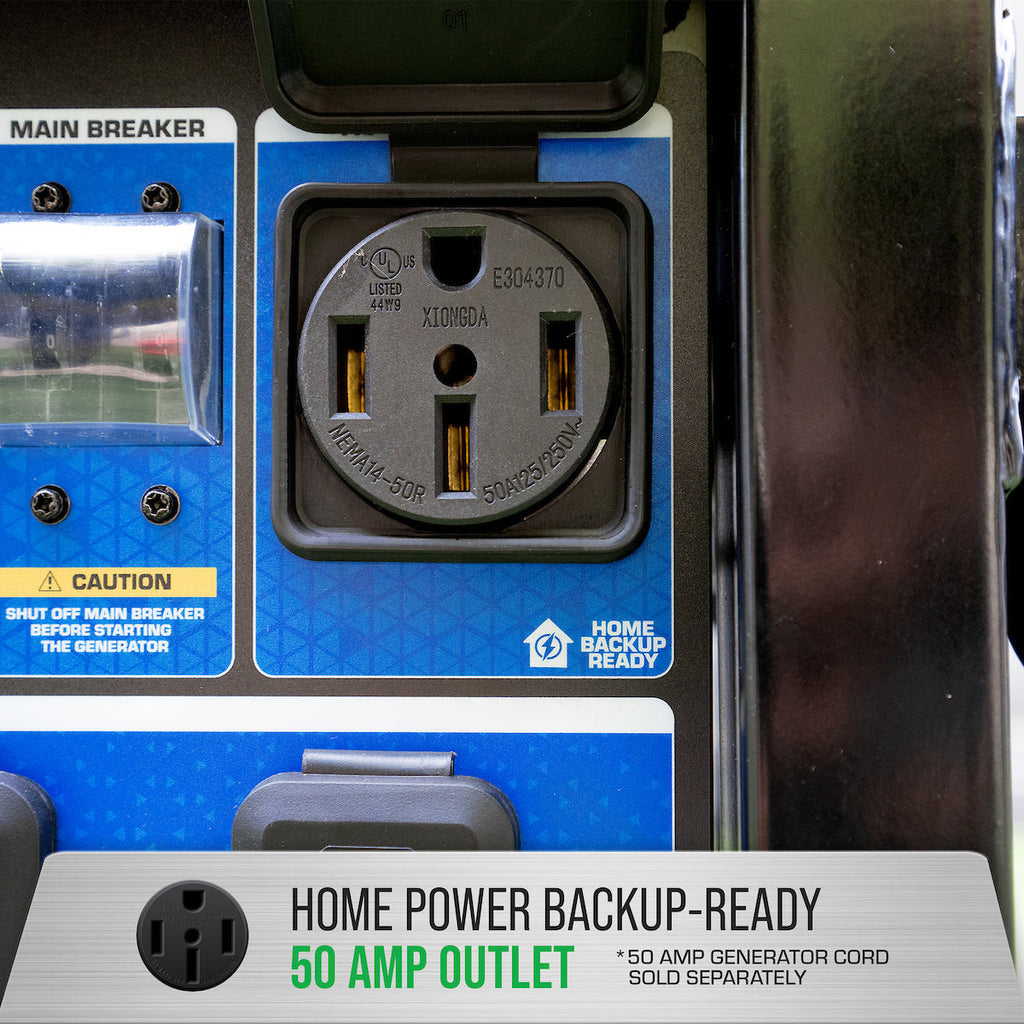 DuroMax XP15,000HX Watt Electric Start Dual Fuel Portable Generator