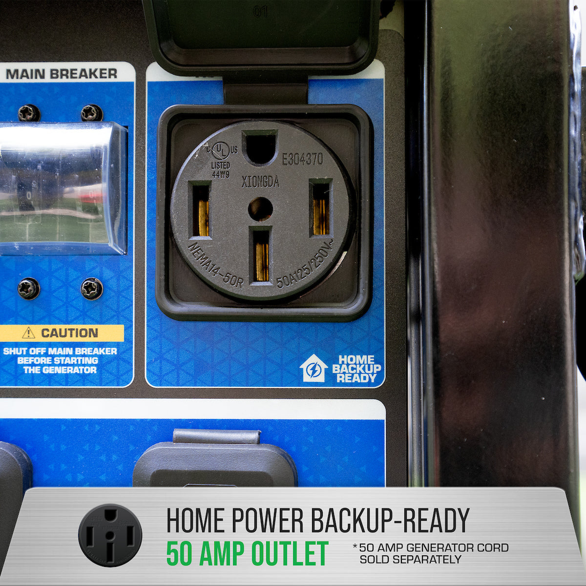 DuroMax XP15,000HX Watt Electric Start Dual Fuel Portable Generator